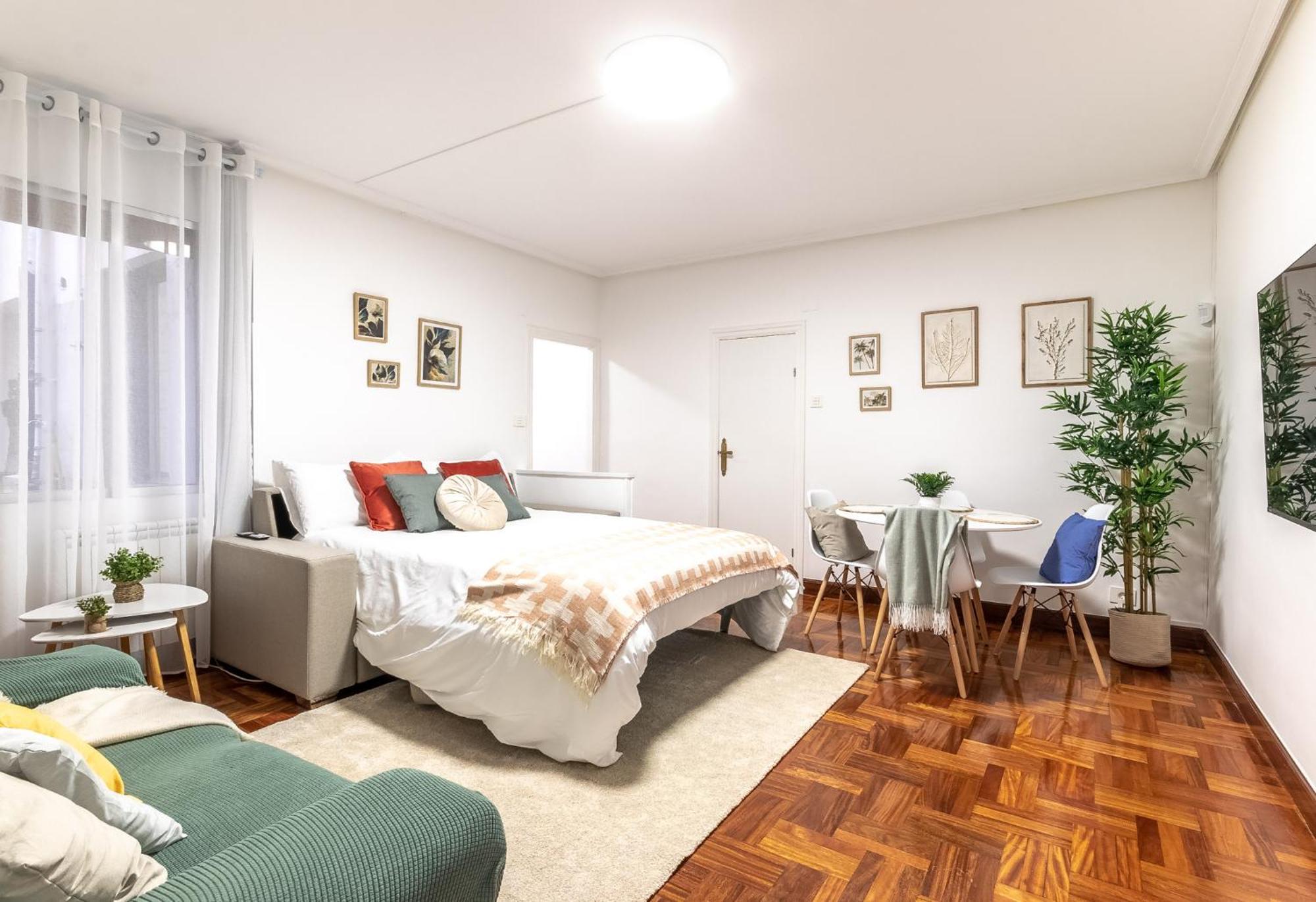 Apartment 1 Parada Al Casco Viejo, 1 Min En Metro - Santutxu Bilbao